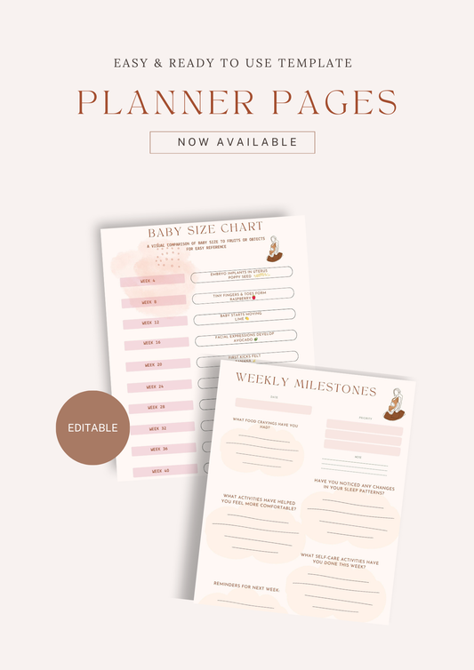 Mom-To-Be Planner | Your Ultimate Pregnancy & Motherhood Organizer